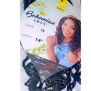 Bohemian Locs 14" Black Hair Extensions